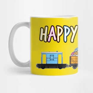 Easter Steam Train Railroad Enthusiast Mug